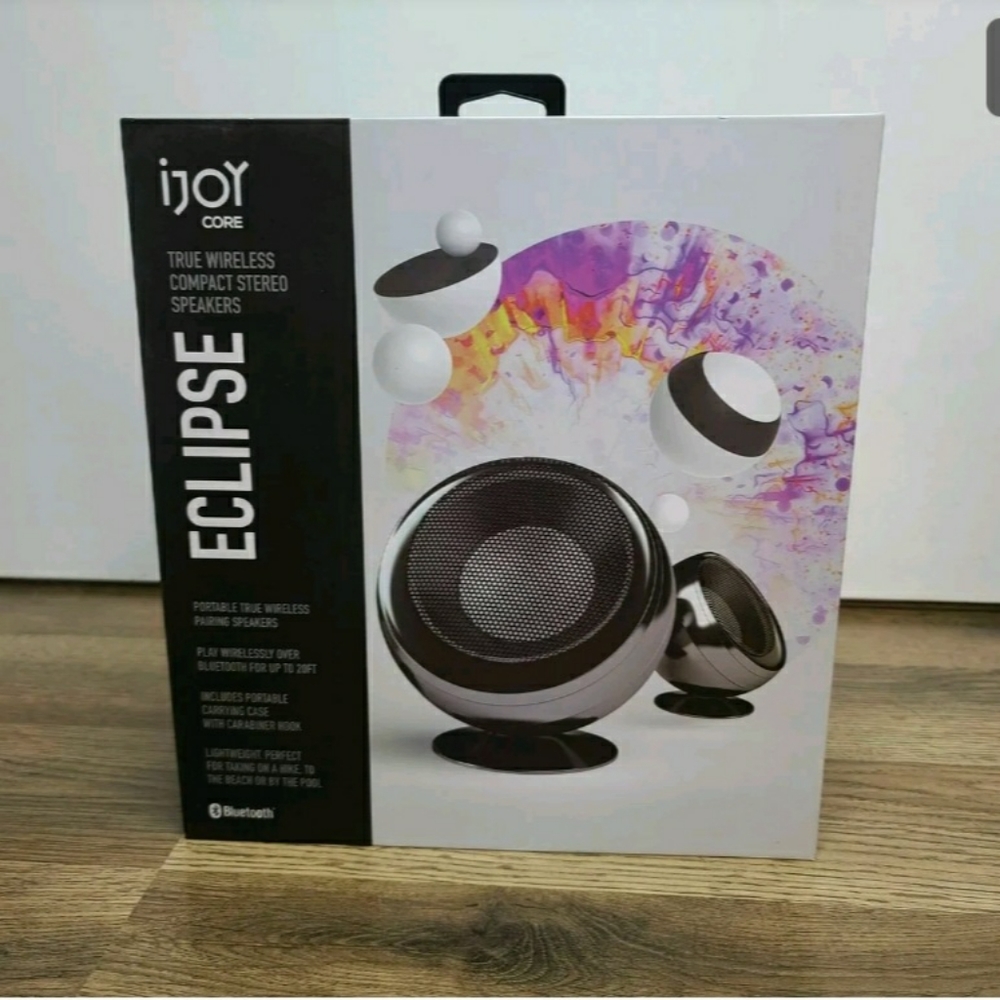 iJOY CORE ECLIPSE WIRELESS COMPACT STEREO PORTABLE BLUETOOTH SPEAKERS